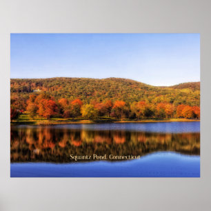 Affiche Squantz Pond, Connecticut