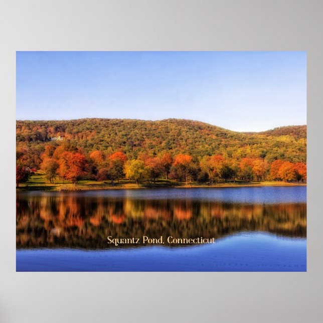 Affiche Squantz Pond, Connecticut (Devant)