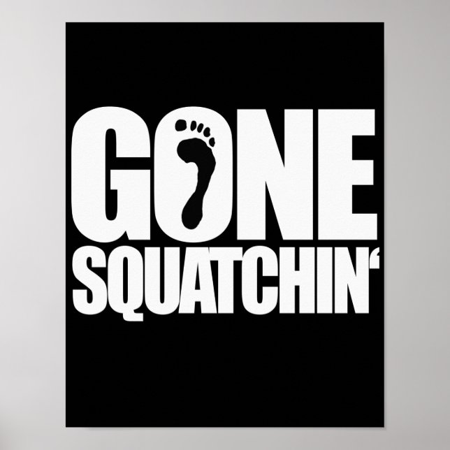 AFFICHE SQUATCHIN' - (Devant)
