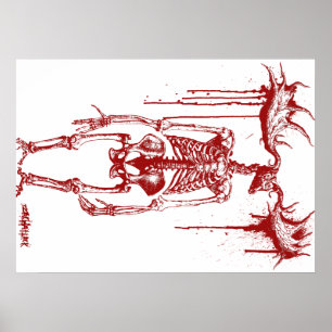 Affiche Squelette #2 de Wendigo