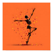 Squelette de danse mignonne