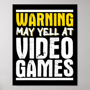 Affiche Squelette de joueur Jeux vidéo de jeu