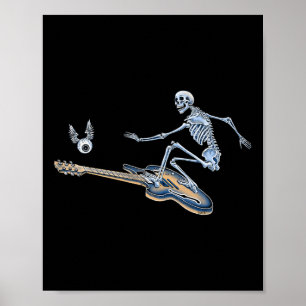 Affiche Squelette de surf - Par Emek Artman 