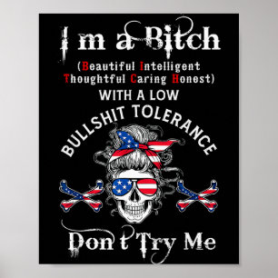 Affiche Squelette Génération X Je suis un squelette intell