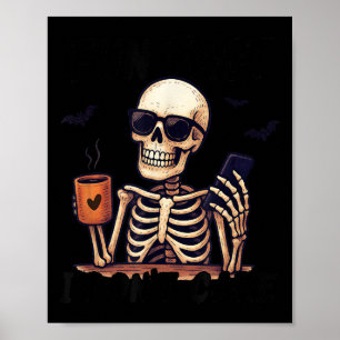 Affiche Squelette Sarcastique - Halloween - Fun Fact, I Do