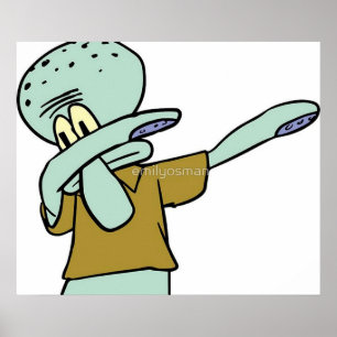 Affiche Squidward Dab