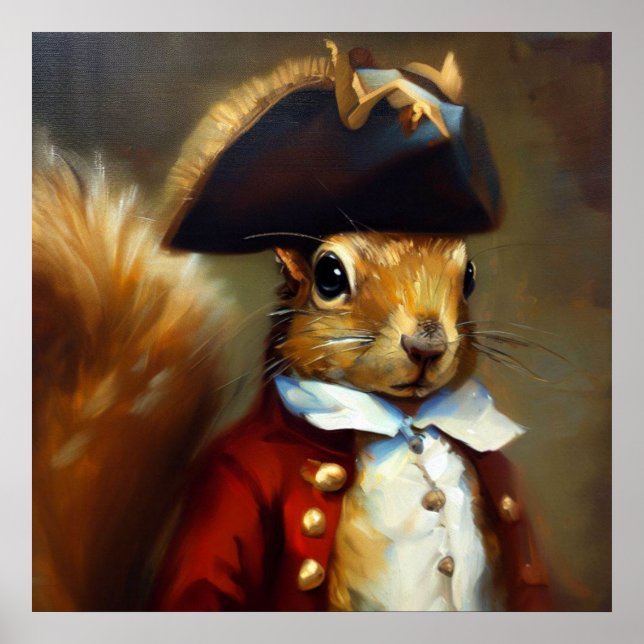 Affiche Squirrel Redcoat (Devant)