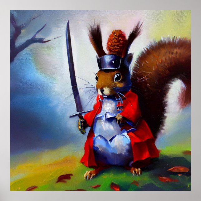 Affiche Squirrel Samurai (Devant)