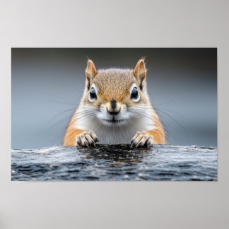 Affiche Squirrel Wild Animal Loving Portrait 