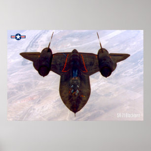 AFFICHE SR-71 BLACKBIRD