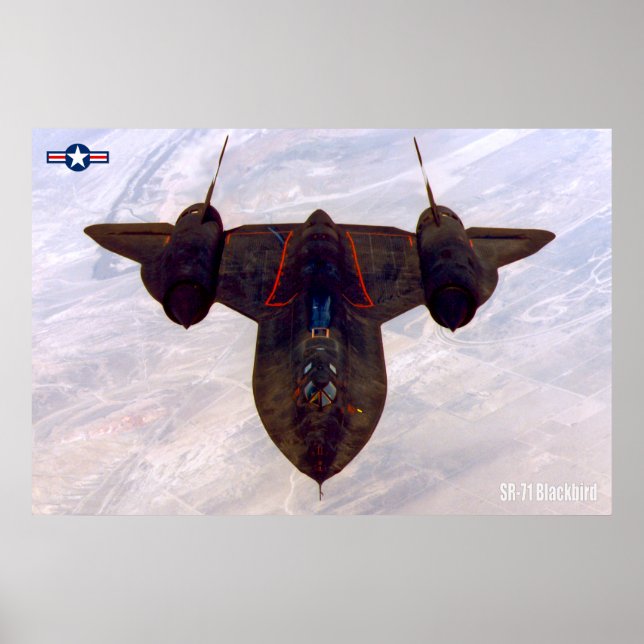 AFFICHE SR-71 BLACKBIRD (Devant)