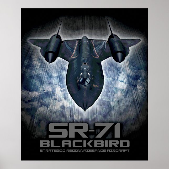 Affiche SR-71 Blackbird (Devant)