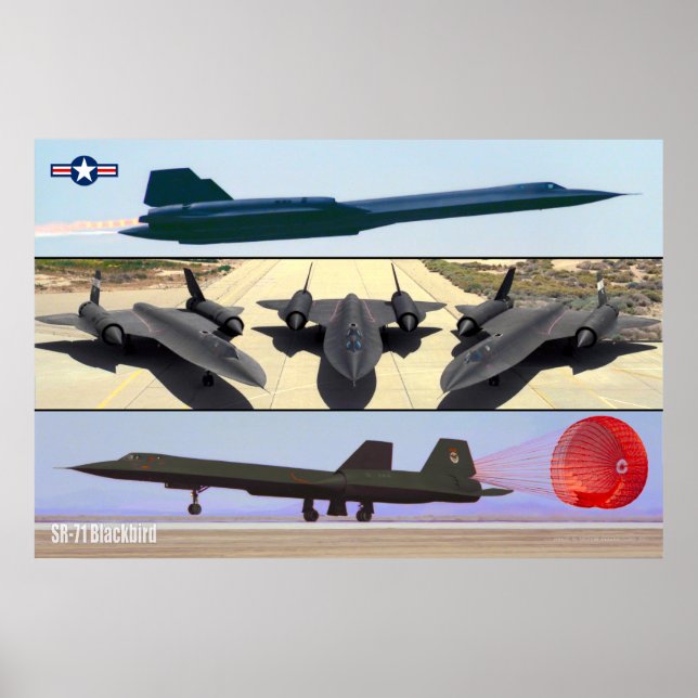 AFFICHE SR-71 BLACKBIRD (Devant)