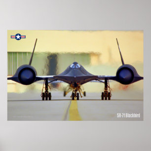 AFFICHE SR-71 BLACKBIRD