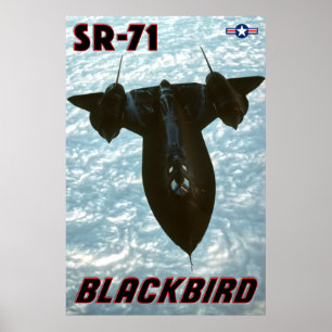 AFFICHE SR-71 BLACKBIRD