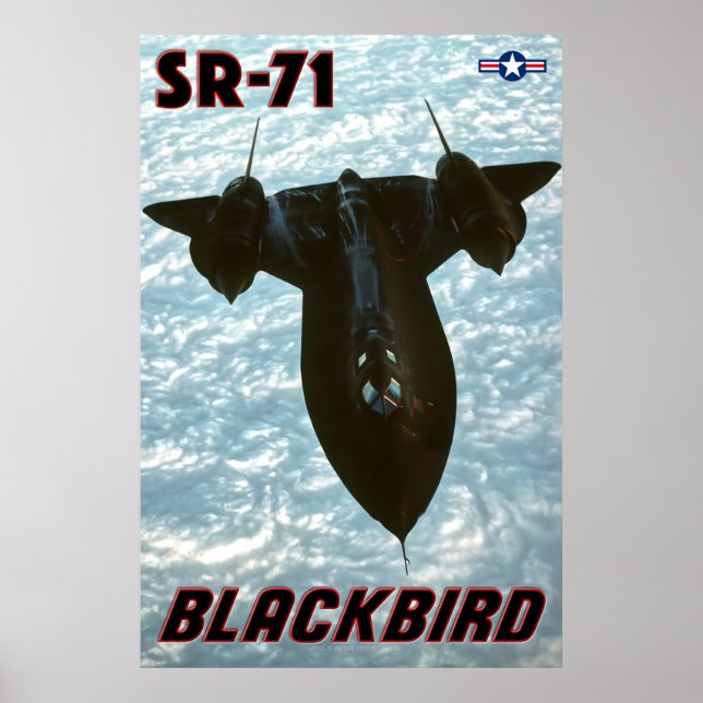 AFFICHE SR-71 BLACKBIRD (Devant)