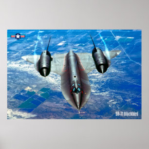AFFICHE SR-71 BLACKBIRD