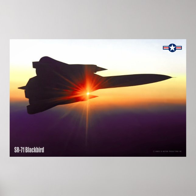 AFFICHE SR-71 BLACKBIRD (Devant)