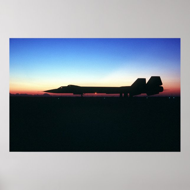 Affiche SR-71 Blackbird (Devant)