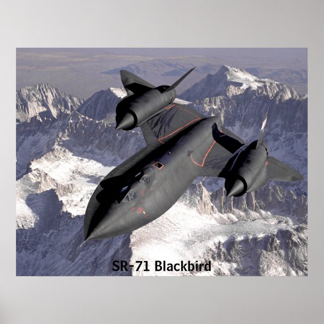 Affiche SR-71 Blackbird (Devant)