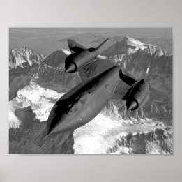 Affiche SR-71 Blackbird Flying