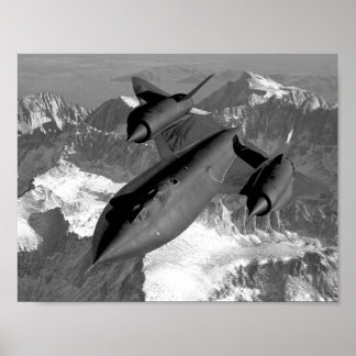 Affiche SR-71 Blackbird Flying