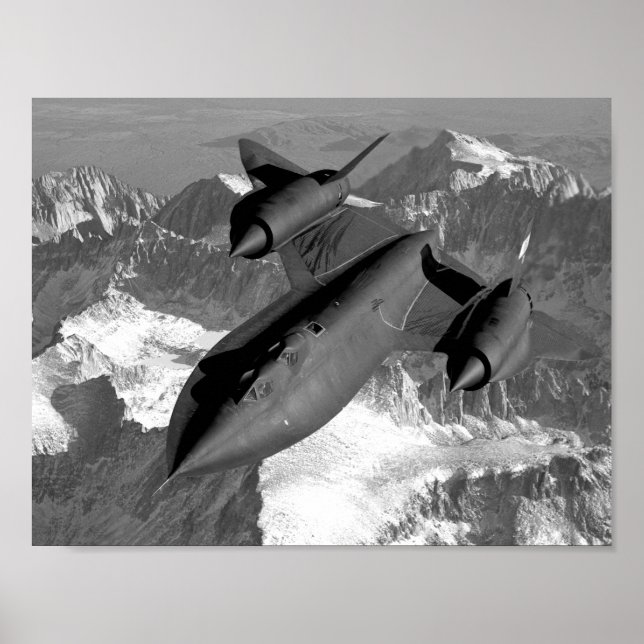 Affiche SR-71 Blackbird Flying (Devant)