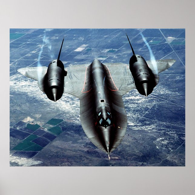 Affiche SR-71A Lockheed (Devant)