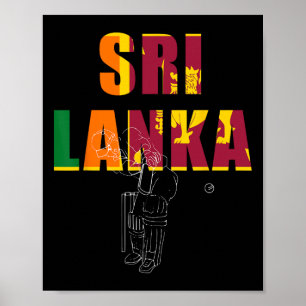 Affiche Sri Lanka Cricket Tsman