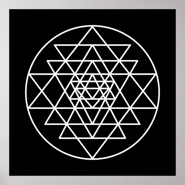 Affiche Sri Yantra (Devant)