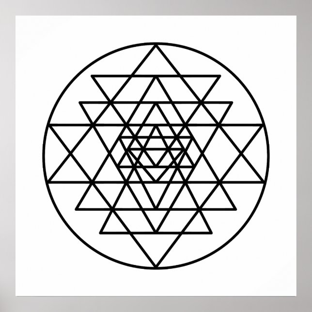 Affiche Sri Yantra (Devant)