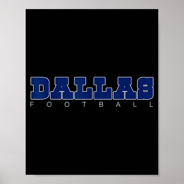 Affiche Srts Fans Dallas Football Dfw City Clic  (Devant)