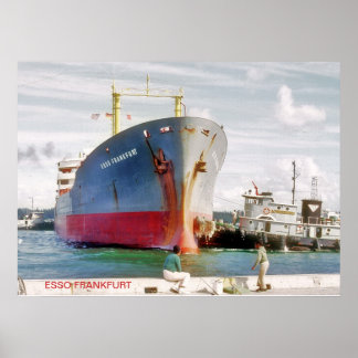 AFFICHE SS ESSO FRANKFURT