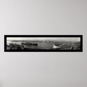 Affiche SS Hamburg Havana Photo 1911