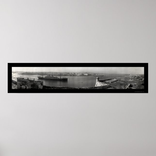 Affiche SS Hamburg Havana Photo 1911 (Devant)