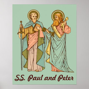 Affiche SS. Paul et Pierre, Apôtres (RLS 13 et 14)