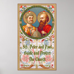 Affiche SS. Pierre et Paul, Apôtres (JMAS 01)