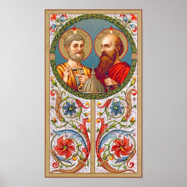 Affiche SS. Pierre et Paul, Apôtres (JMAS 01) (Devant)