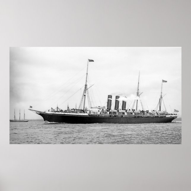 Affiche SS Ville De Paris (Devant)