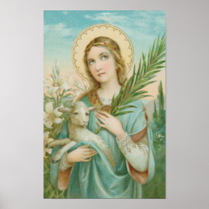 Affiche St. Agnes of Rome (MH 01)