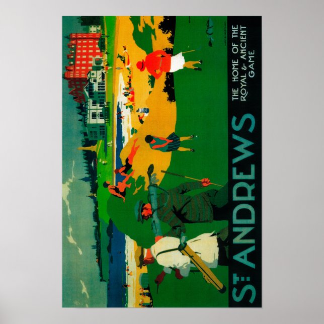 Affiche St. Andrews PosterEurope Vintage (Devant)