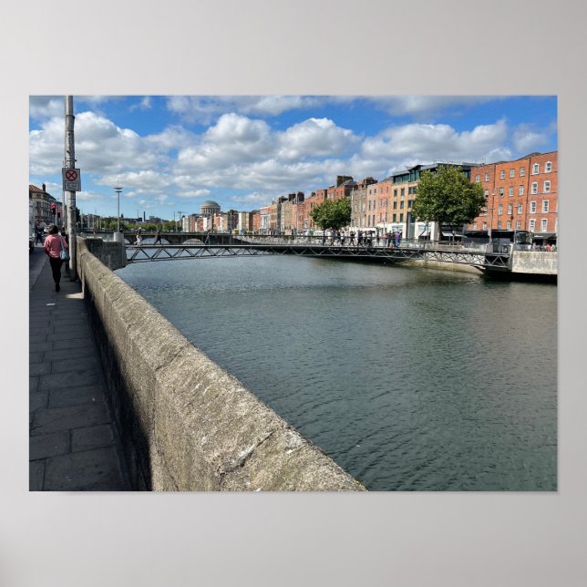 Affiche St Andrew's River Liffey Dublin Irlande Europe (Devant)