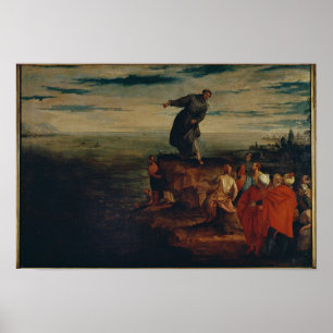 Affiche St. Anthony Preaching to the Fish, c.1580