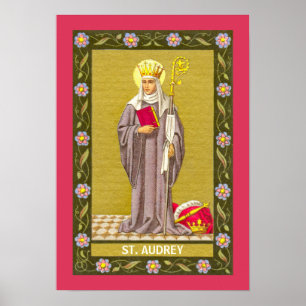 Affiche St. Audrey (Etheldreda) (P 003)