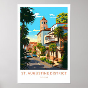 Affiche St. Augustine District Floride Imprimer