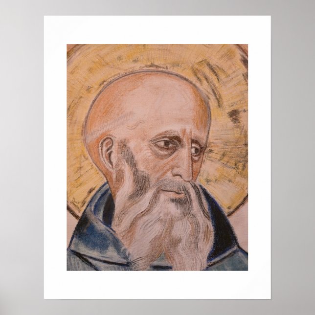 Affiche St. Benoît de Nursie (Devant)