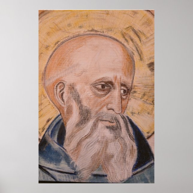 Affiche St. Benoît de Nursie (Devant)