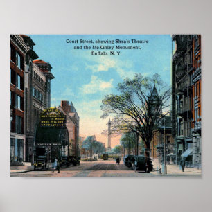 Affiche St de cour, le théâtre de la bassie, Buffalo, cru