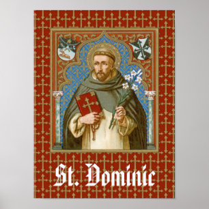 Affiche St. Dominic de Guzman (BK 011)
