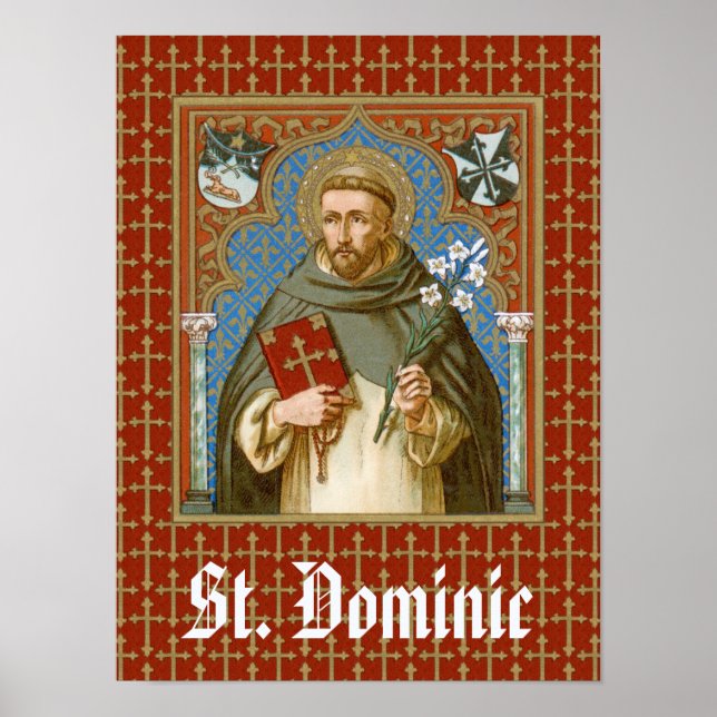 Affiche St. Dominic de Guzman (BK 011) (Devant)